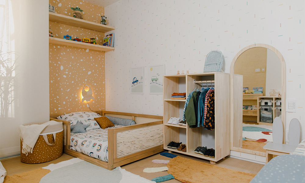 Ambiente preparado para as crianças